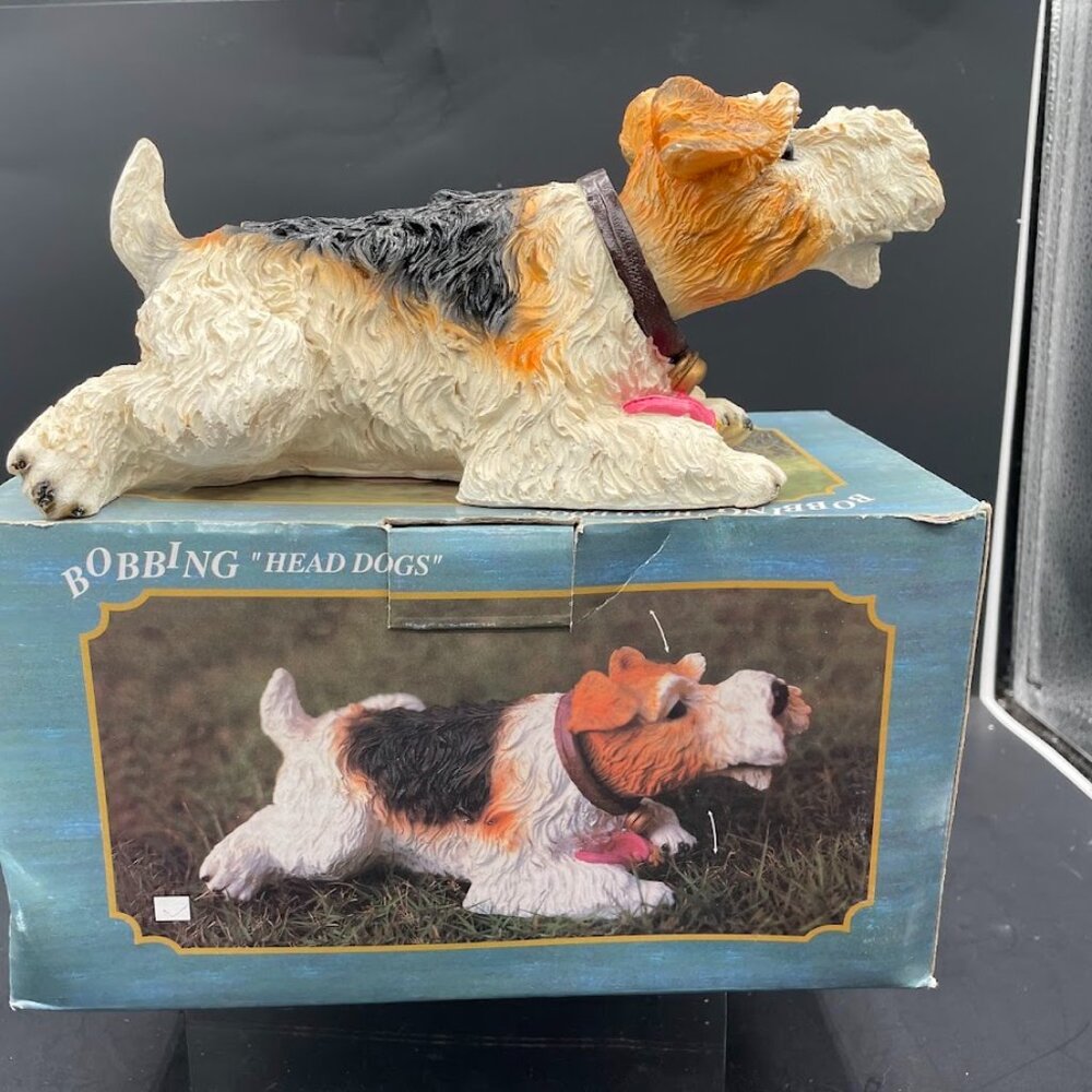 Cracker Barrel Scottish Terrier Bobbing Head Bobble Head Terrier Dog Figurine